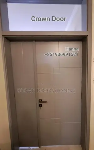 Engineered Wooden Door Made of Lime Stone, Wood Fiber Chem.