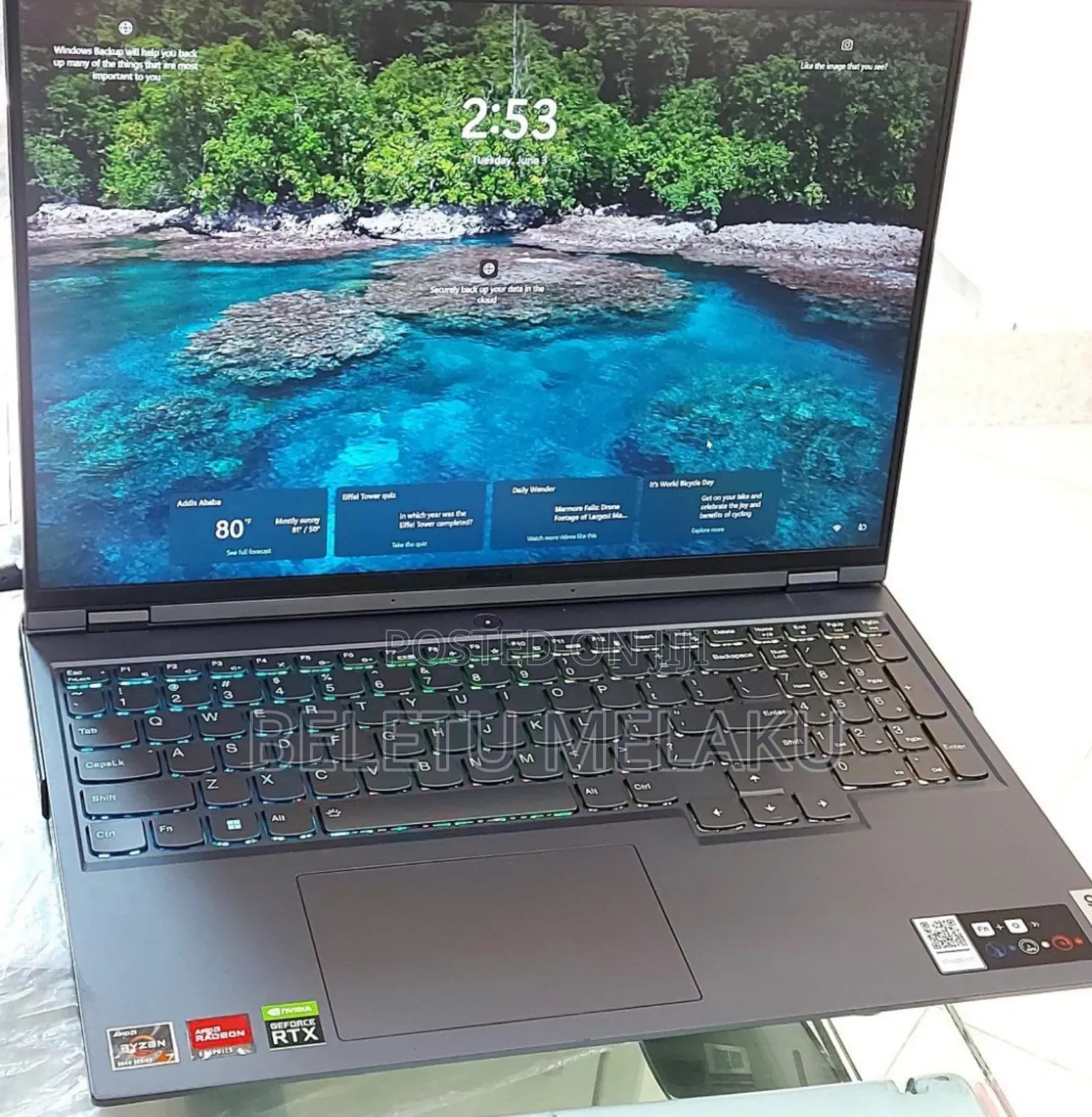 New Laptop Lenovo Legion 5 16GB AMD Ryzen 7 SSD 512GB