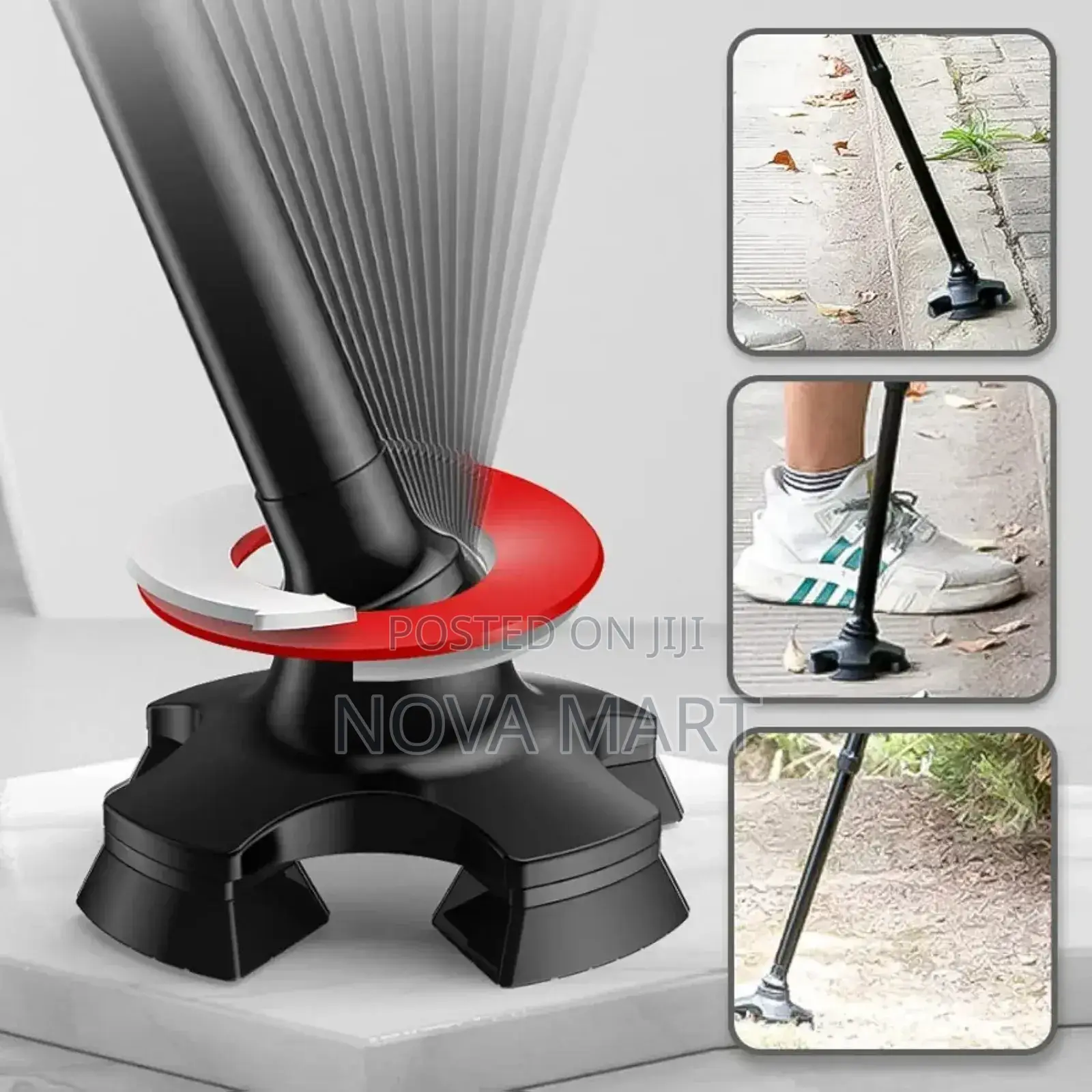 ሊታጠፍ የሚችል የእግረኛ አገዳ ከ Led ብርሃን ጋር