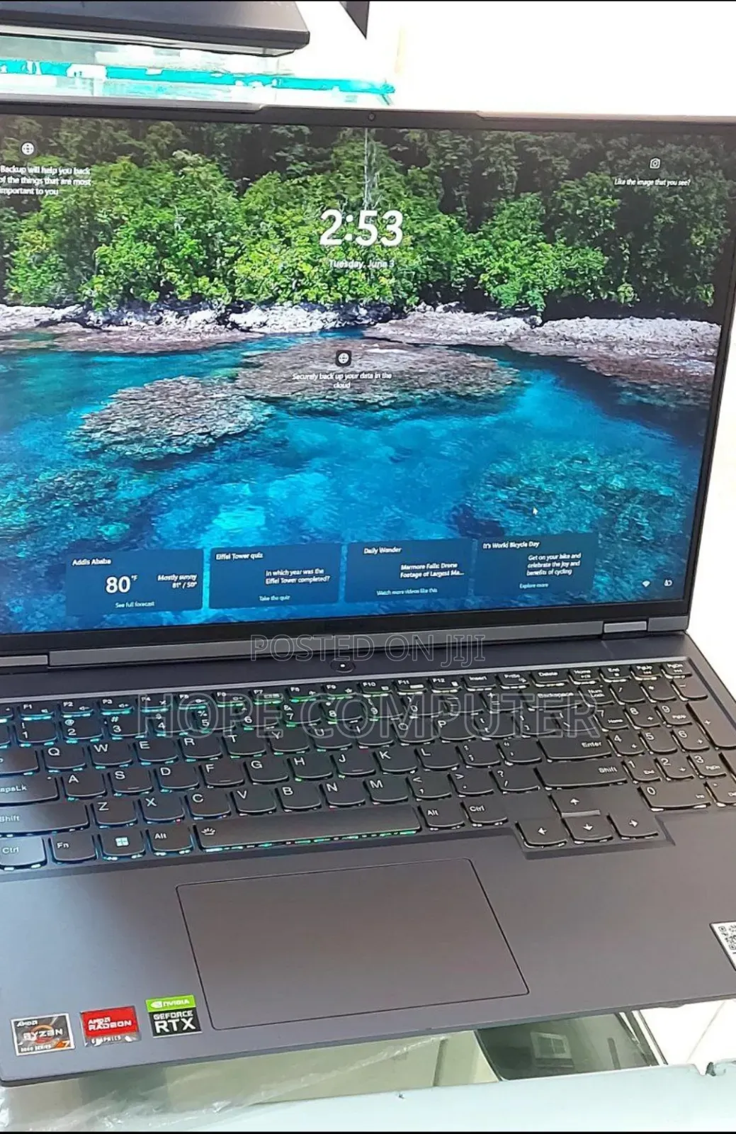 New Laptop Lenovo Legion 5 16GB AMD Ryzen 7 SSD 512GB