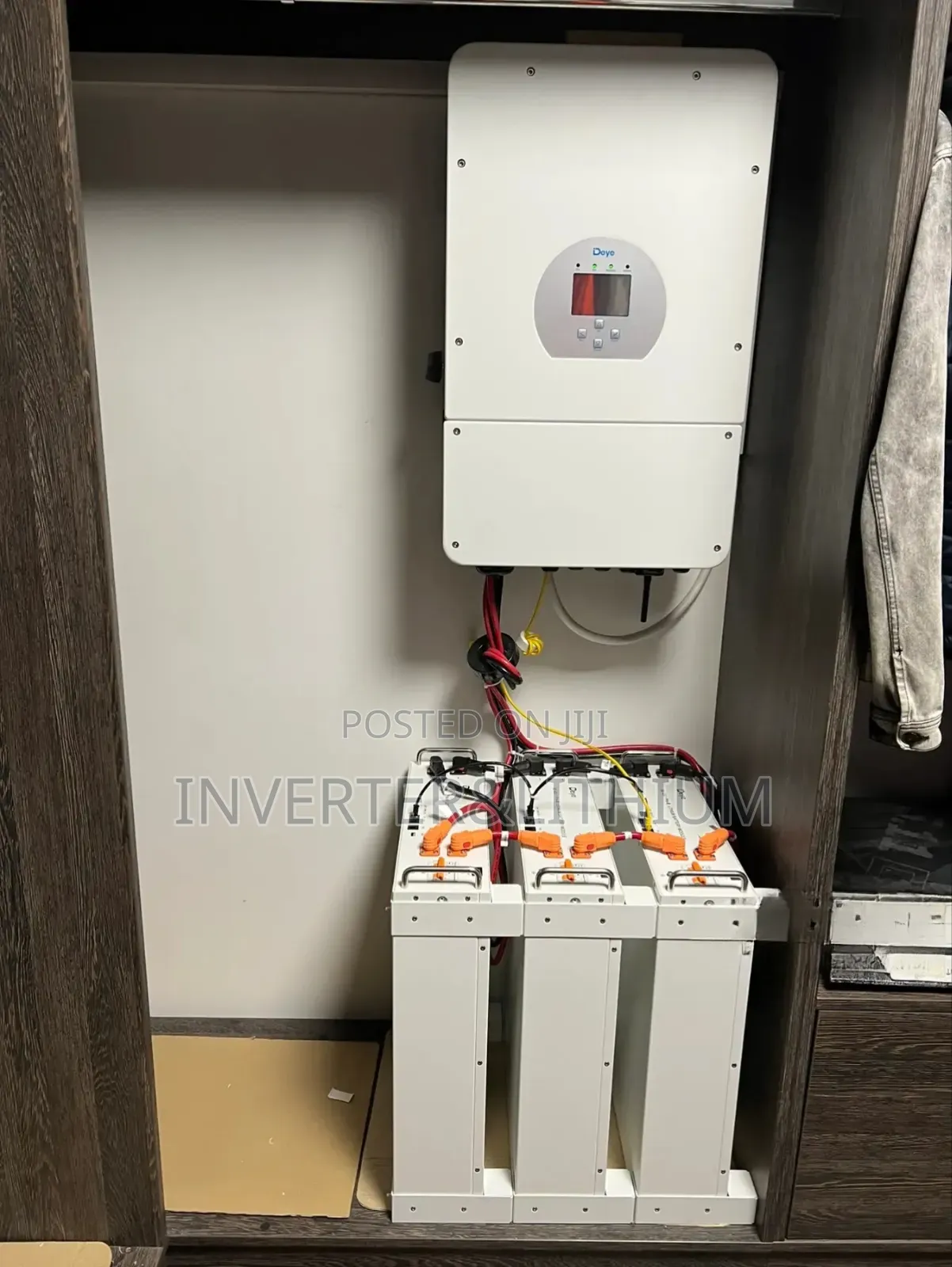 Deye Hybrid Inverter Lithium Iron Phosphate Battery(Ups+)