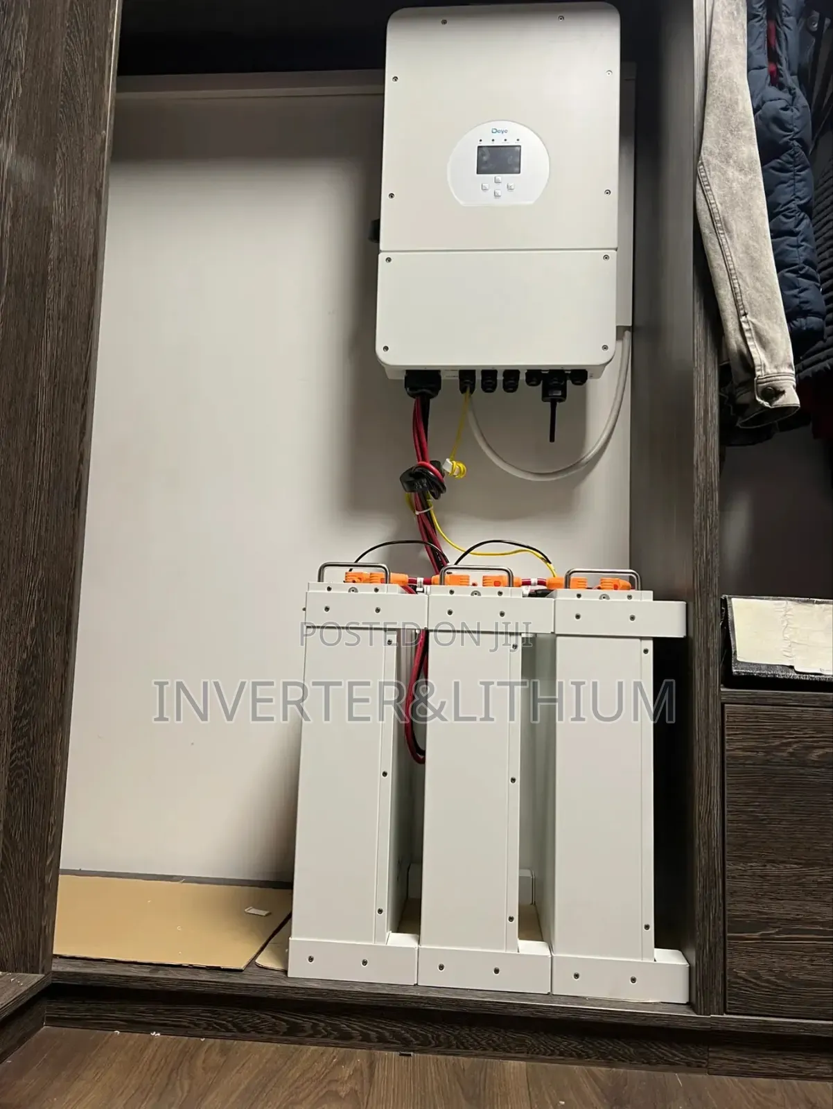 Deye Hybrid Inverter Lithium Iron Phosphate Battery(Ups+)