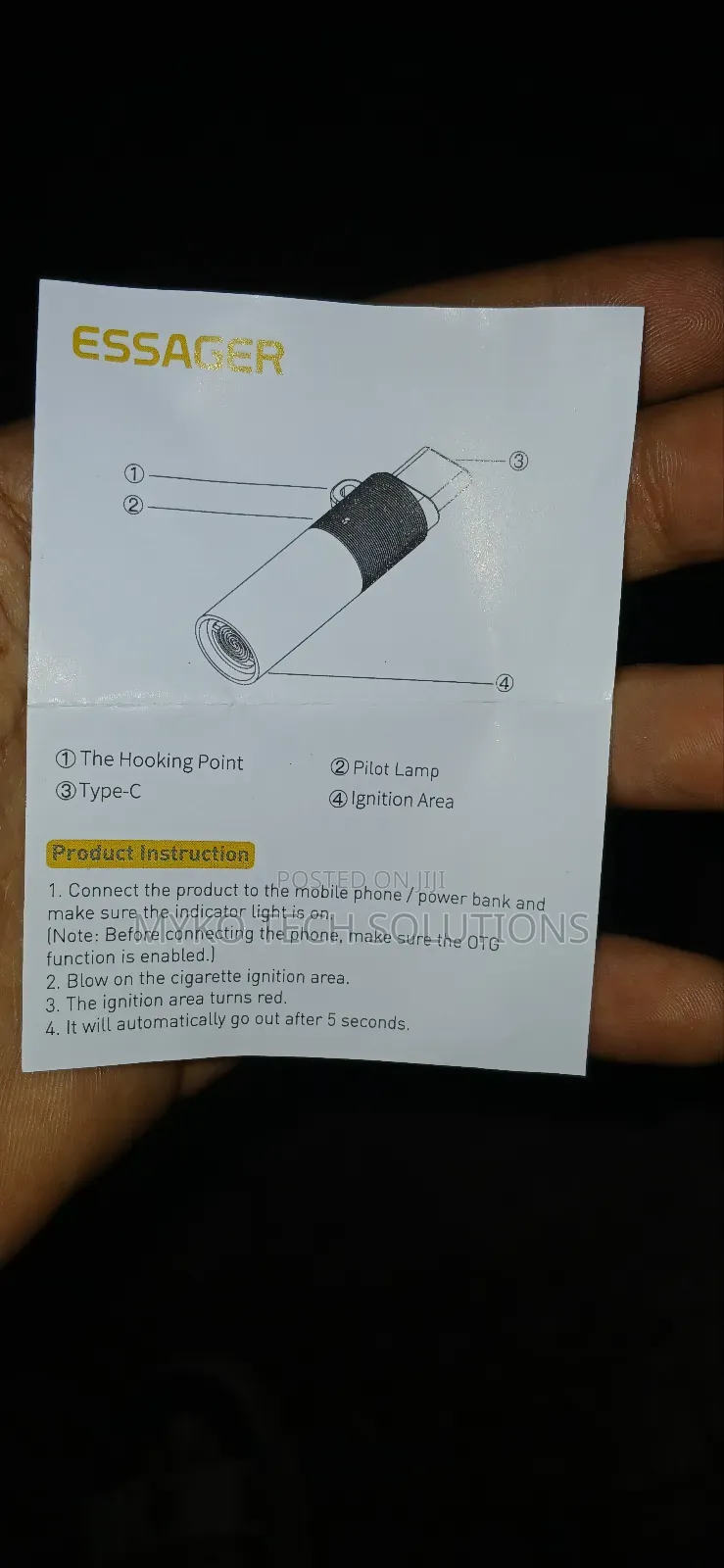 Keychain Electronic Lighter