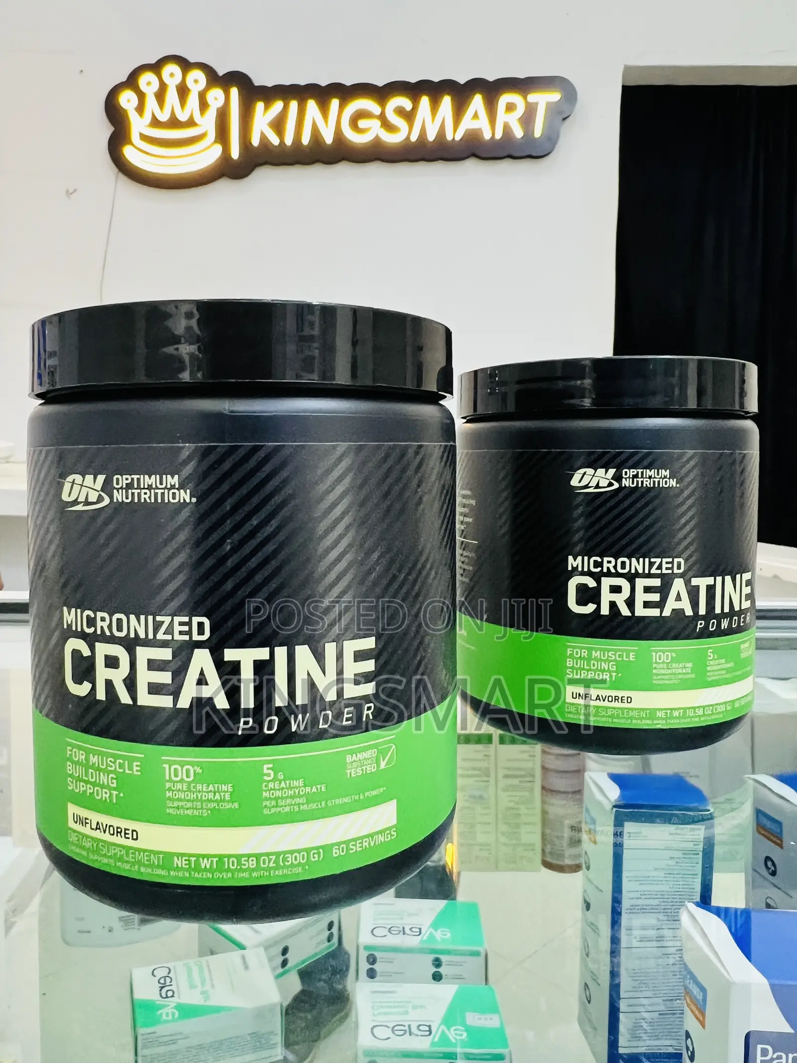 Optimum Nutrition Micronized Creatine 300gm and 60 Servings