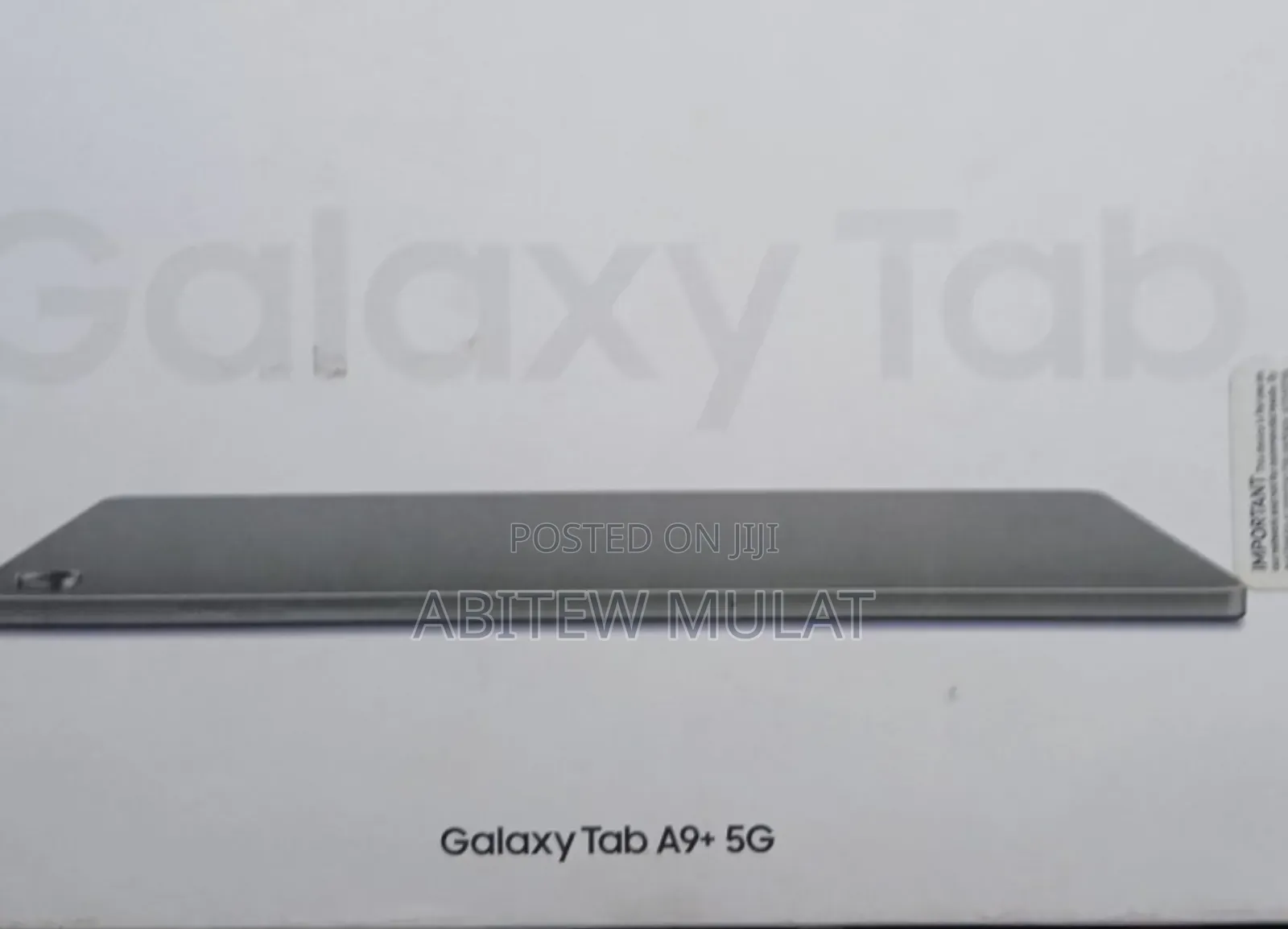 New Samsung Galaxy Tab A9+ 128 GB Gray