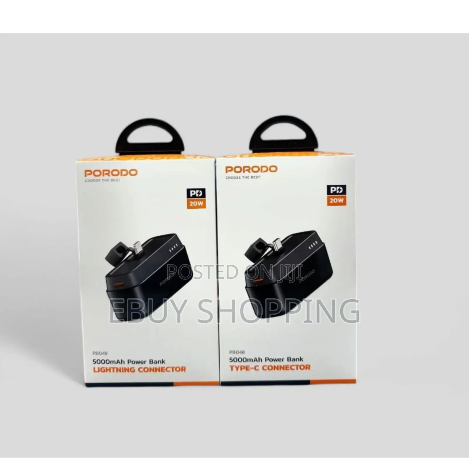 Porodo Mini Power Bank–5000mahfast Charging Portable Battery