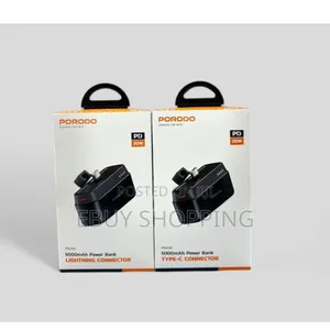 Photo - Porodo Mini Power Bank–5000mahfast Charging Portable Battery