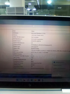 New Laptop HP EliteBook 830 G8 16GB Intel Core I7 SSD 512GB