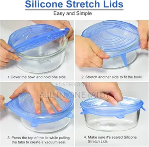 Photo - Super Stretch Silicon Lids ( 6 Pack )
