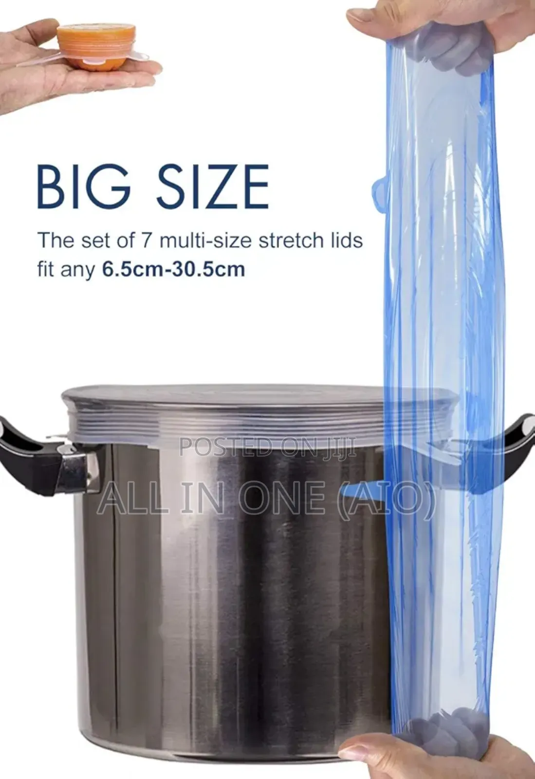 Super Stretch Silicon Lids ( 6 Pack )