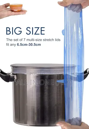 Super Stretch Silicon Lids ( 6 Pack )