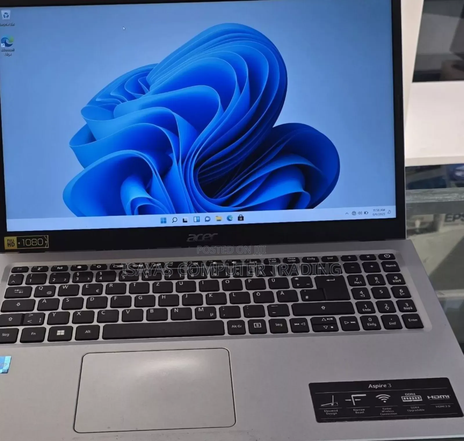 New Laptop Acer Aspire 3 8GB Intel Core I3 SSD 512GB