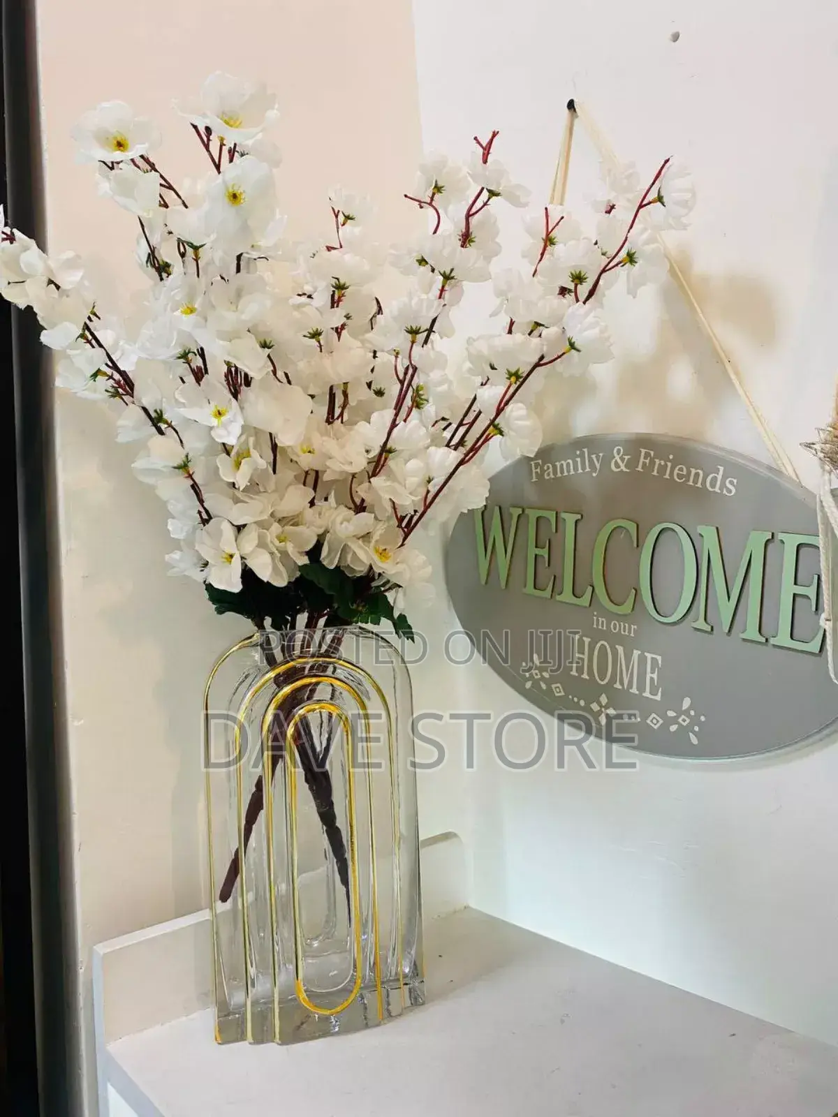 Center Table Glass Vase