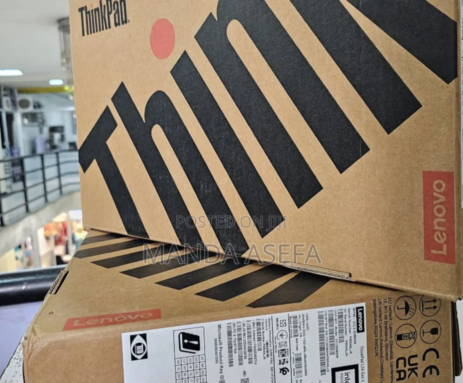 New Laptop Lenovo Thinkpad L14 16GB Intel Core I5 SSD 256GB