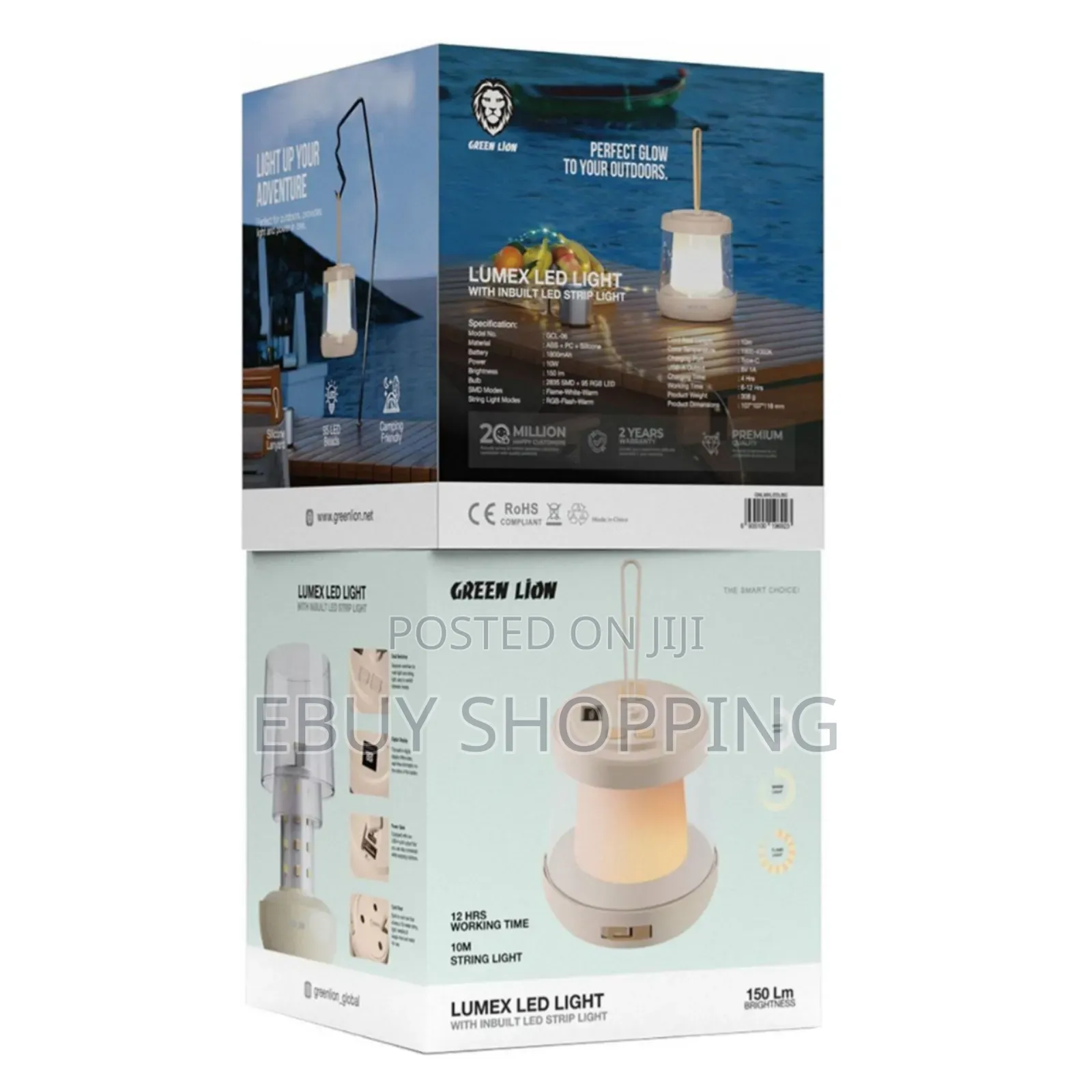 Led Lumex Light – White, Warm Flame Modes With 10m Cord