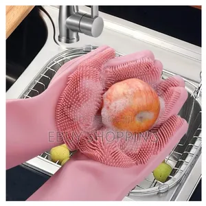 **Premium Silicone Gloves for Washing Dishes More!**