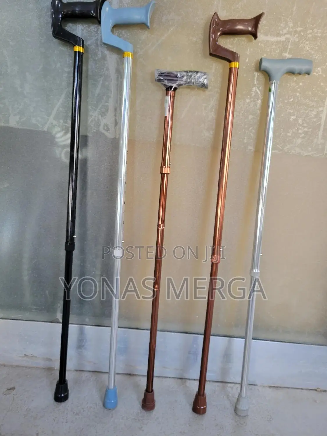 Erweicet//Adjustable Practical Aluminum Black Walking Stick