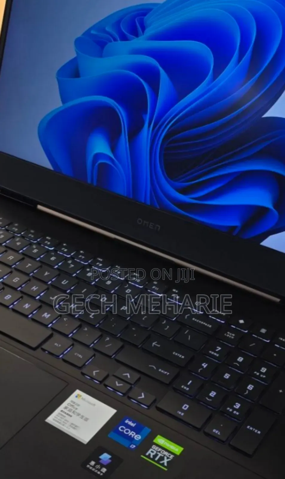 New Laptop HP Omen 16 16GB Intel Core I7 SSD 512GB