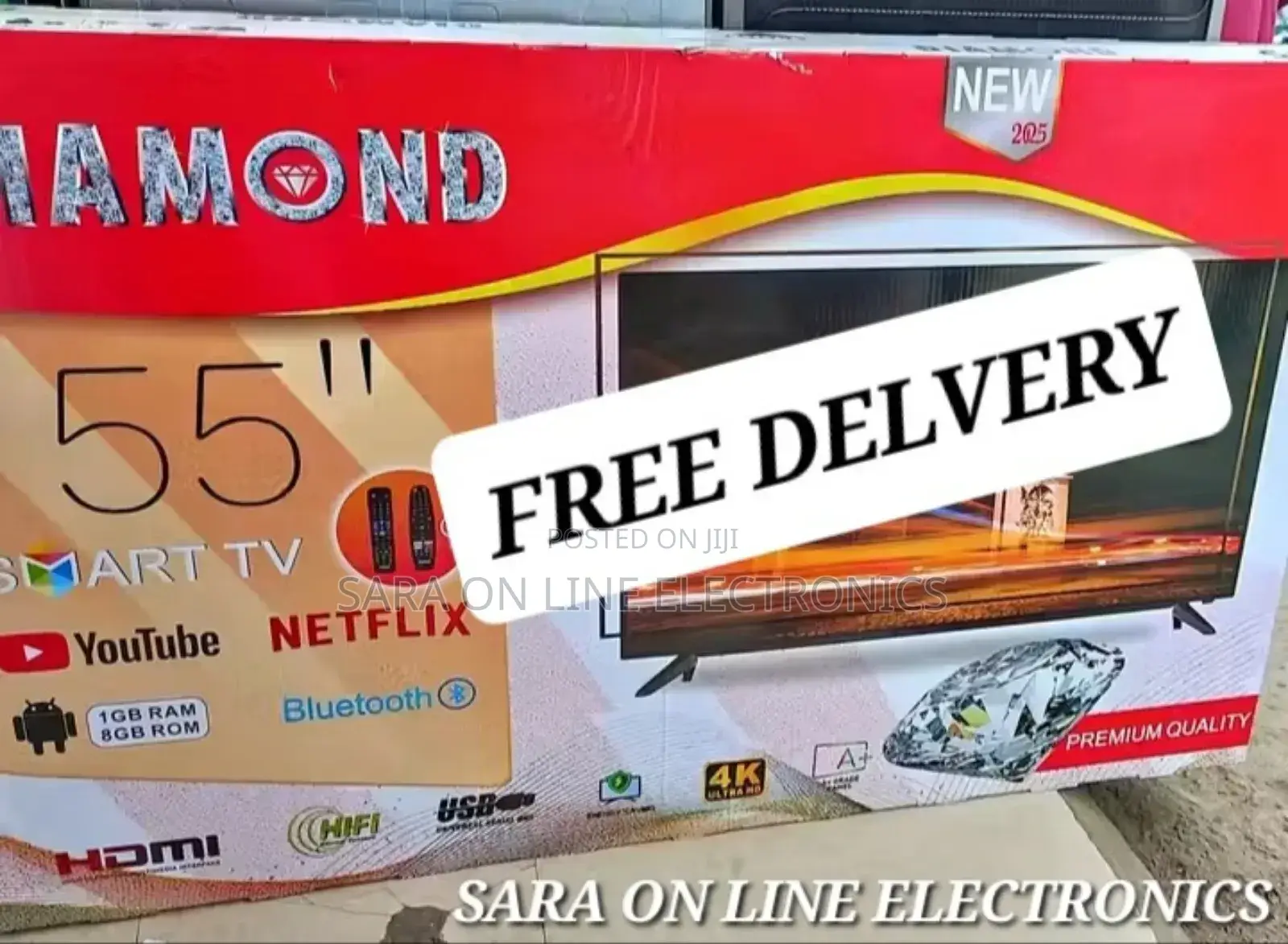 Diamond 55" New 2025 Smart Android Price 68,500