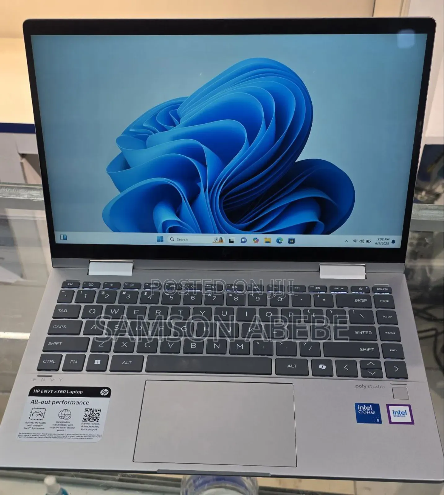 New Laptop HP Envy X360 8GB Intel Core Ultra 5 SSD 1T