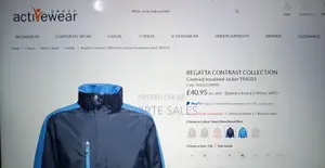 Men's Water Windproof (Isotex) Jacket - Navy Blue - XXL