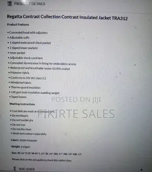 Men's Water Windproof (Isotex) Jacket - Navy Blue - XXL