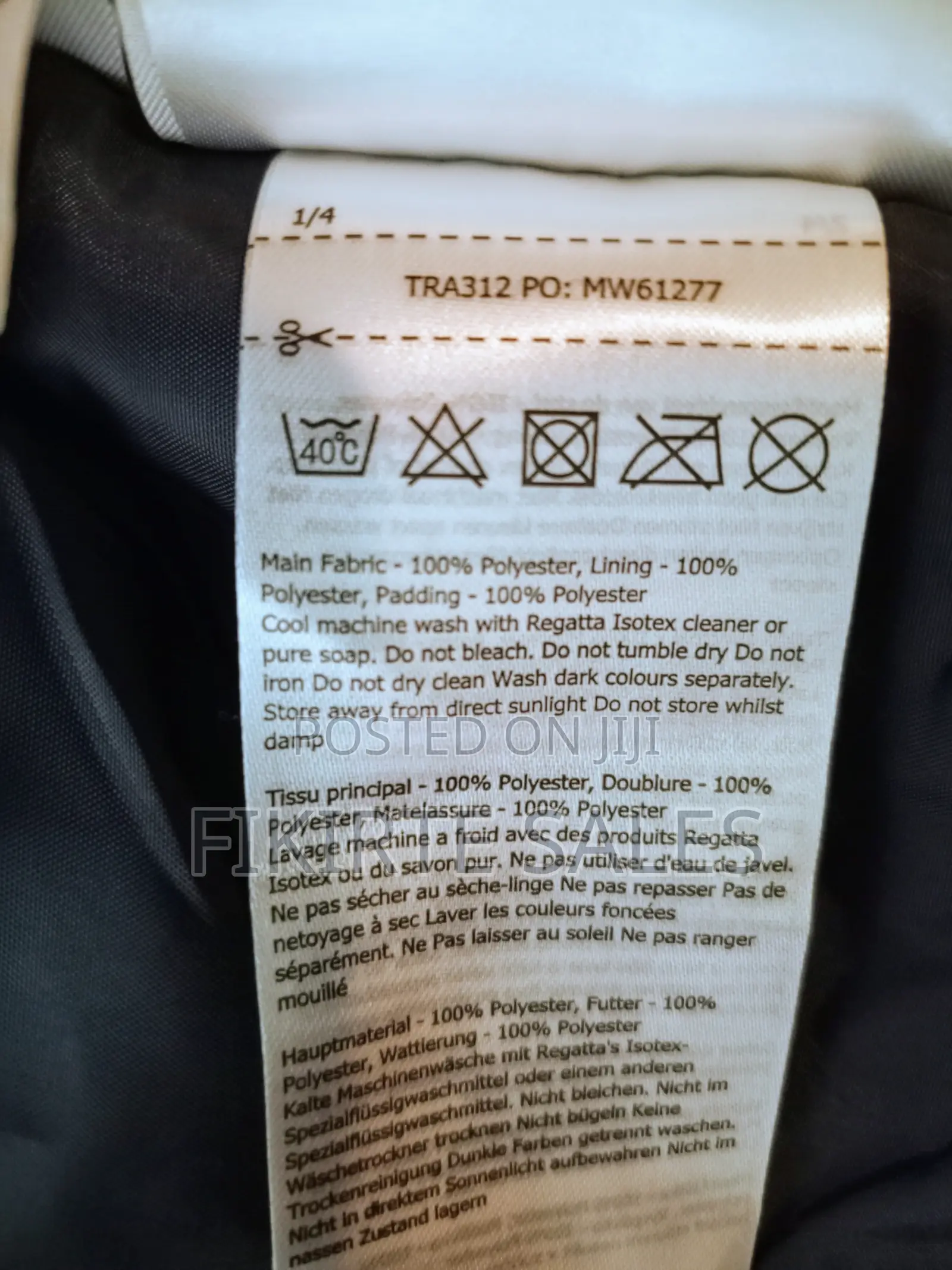 Men's Water Windproof (Isotex) Jacket - Navy Blue - XXL