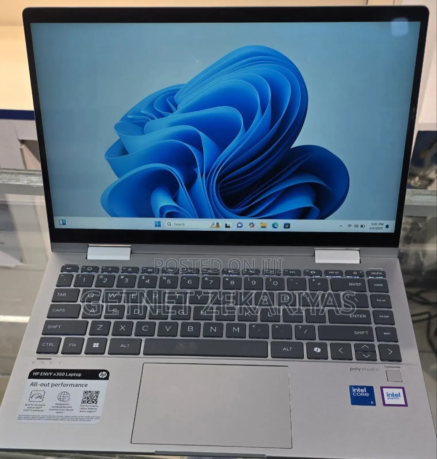 New Laptop HP Envy X360 8GB Intel Core Ultra 5 SSD 1T