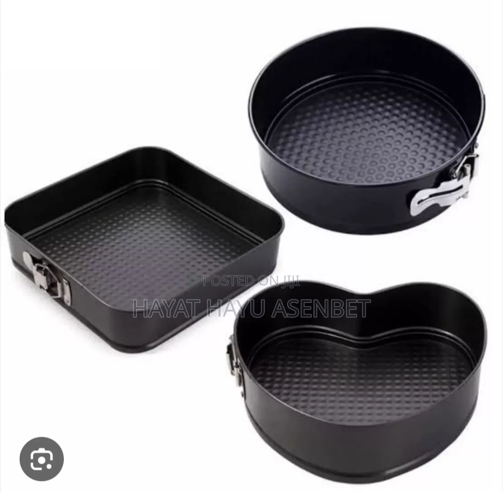 3 Pic Cake Molder የ ኬክ ቅርፅ ማዉጫ