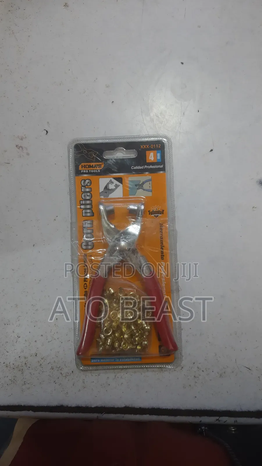 Eyelet Puncher ከምሱር መምቻ Paper Bag