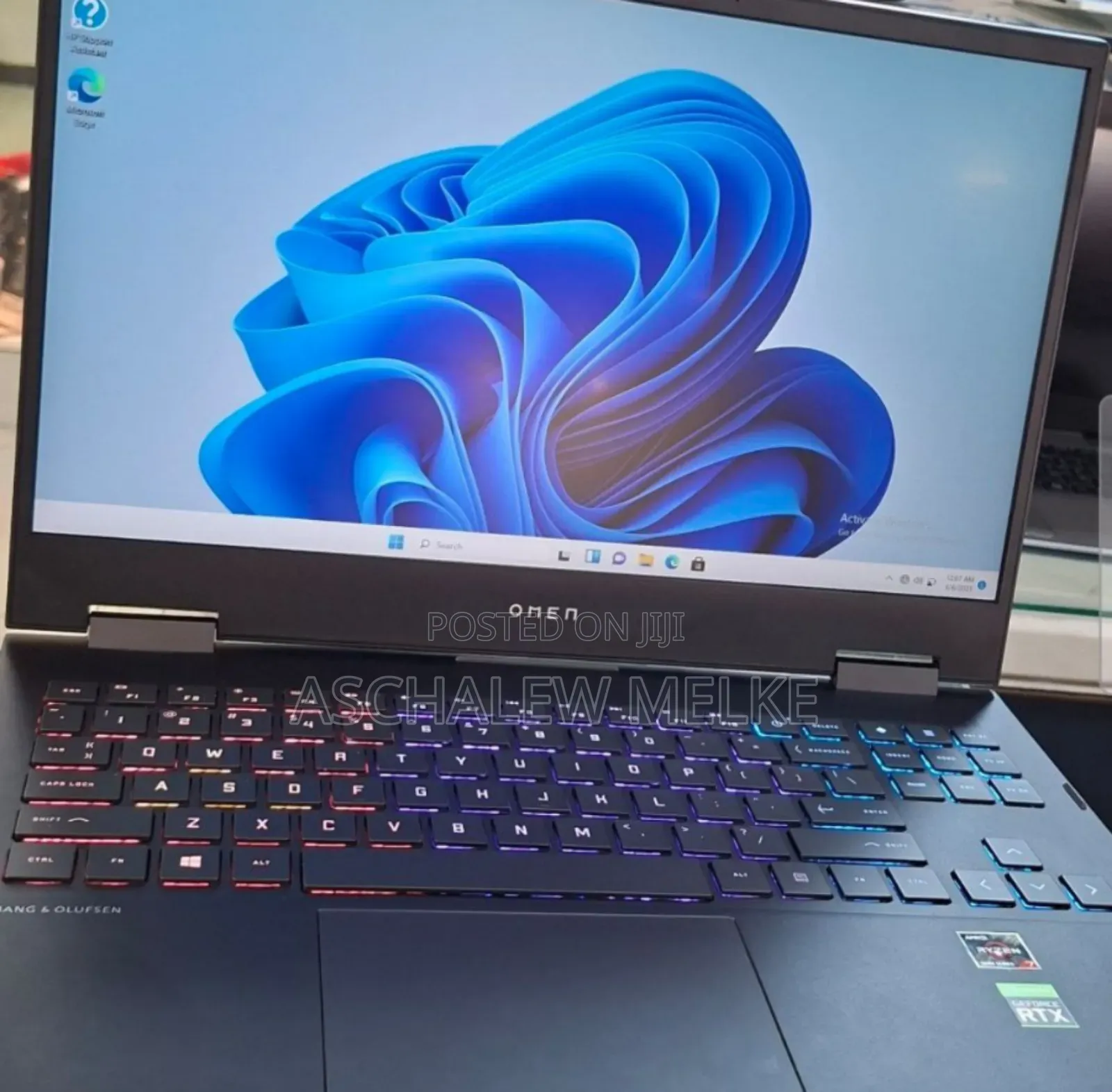 New Laptop HP Omen 17 16GB AMD Ryzen 7 SSD 512GB