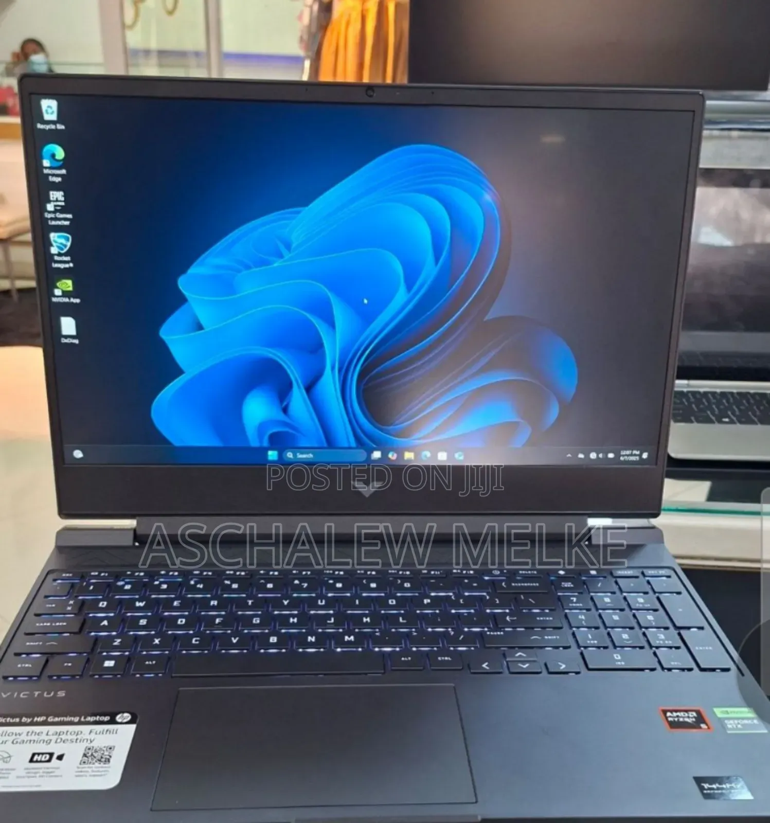 New Laptop HP Victus 15 8GB AMD Ryzen 5 SSD 512GB