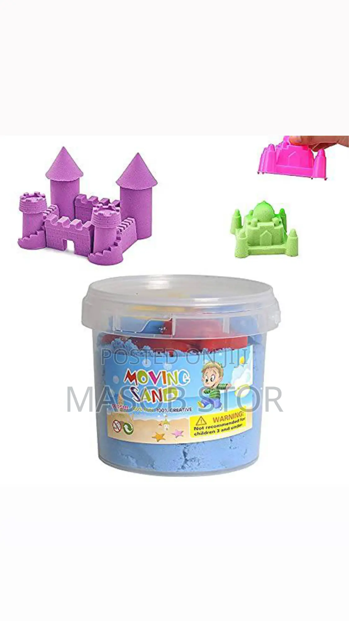 Diy Colorful Cotton Sand Mini Bucket/ ዘመናዊ የህፃናት ጭቃ