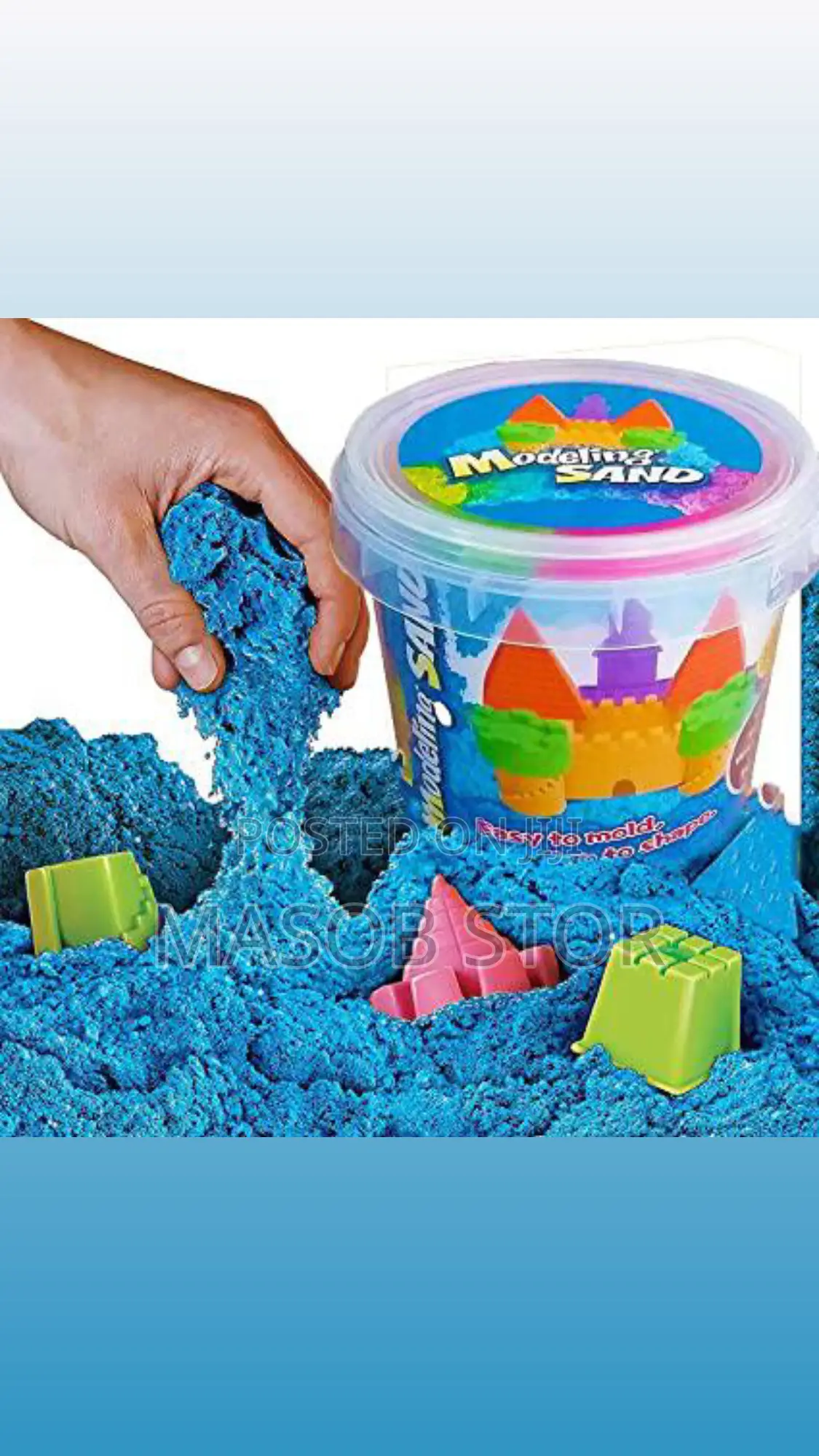 Diy Colorful Cotton Sand Mini Bucket/ ዘመናዊ የህፃናት ጭቃ