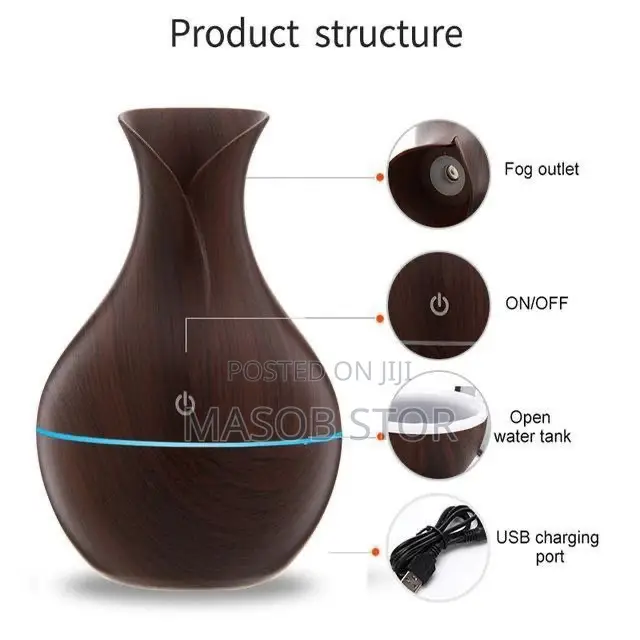 Ultrasonic Aroma Humidifier/ በኤሌክትሪክ የሚሰራ ለቤት መልካም መዓዛን የሚሰጥ