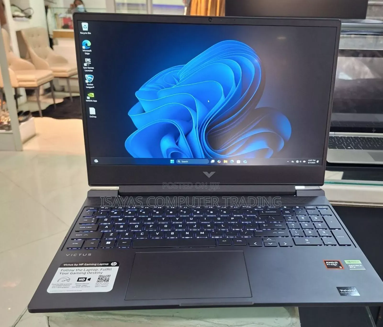 New Laptop HP Victus 16 16GB Intel Core I7 SSD 1T