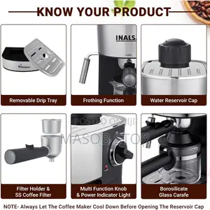 Sanford Espresso Coffee Maker/ ዘመናዊ ብና ማፊያ