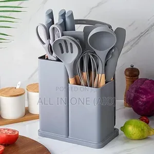 Photo - 19pcs Silicone Kitchen Utensil Set