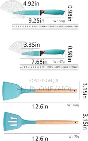 19pcs Silicone Kitchen Utensil Set