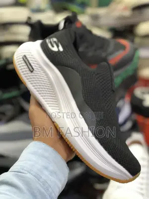 Photo - Skechers Comfortable Shoes Black and White