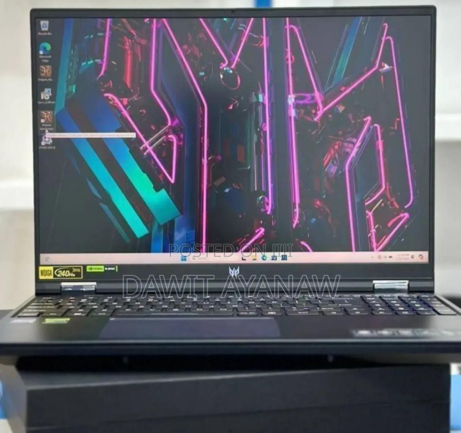 New Laptop Acer Predator Helios 300 16GB Intel Core I9 SSD 1T