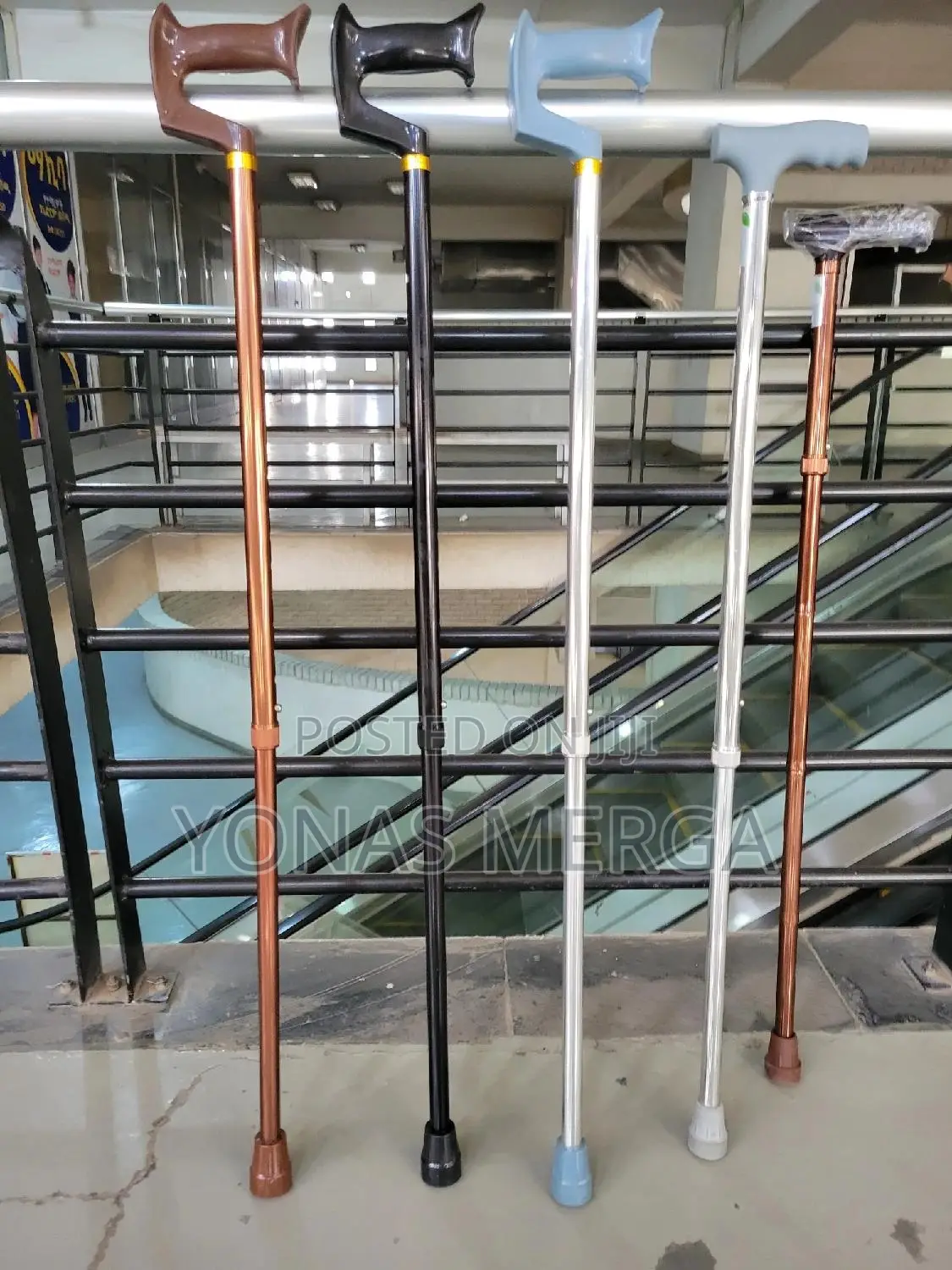 Walking Stick T Handle Walking灯double Injection Rubber Grip