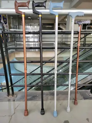 Photo - Walking Stick T Handle Walking灯double Injection Rubber Grip