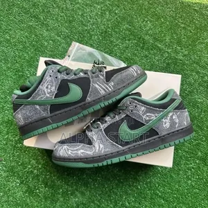 Skateboards Nike Sb Dunk Low Pro Anthracite and Gorge Green