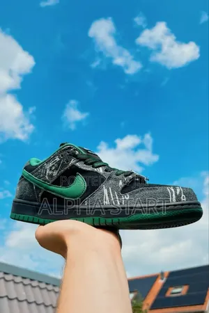 Skateboards Nike Sb Dunk Low Pro Anthracite and Gorge Green