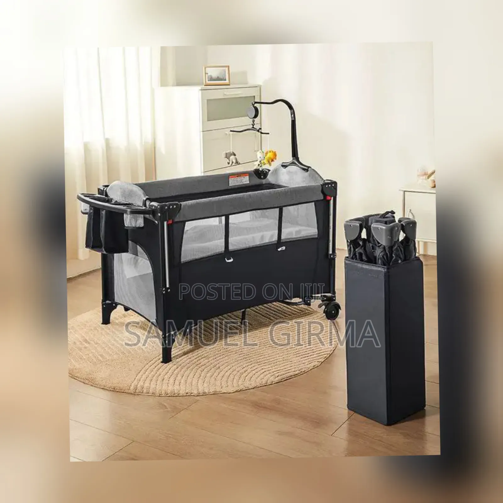 Deluxe Baby Bedside Crib European en Standard High Quality