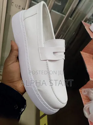 Photo - Chekich Flat Lather White Shoes for You Made in Turkey