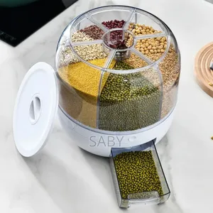 360° Rotating Rice Barrel