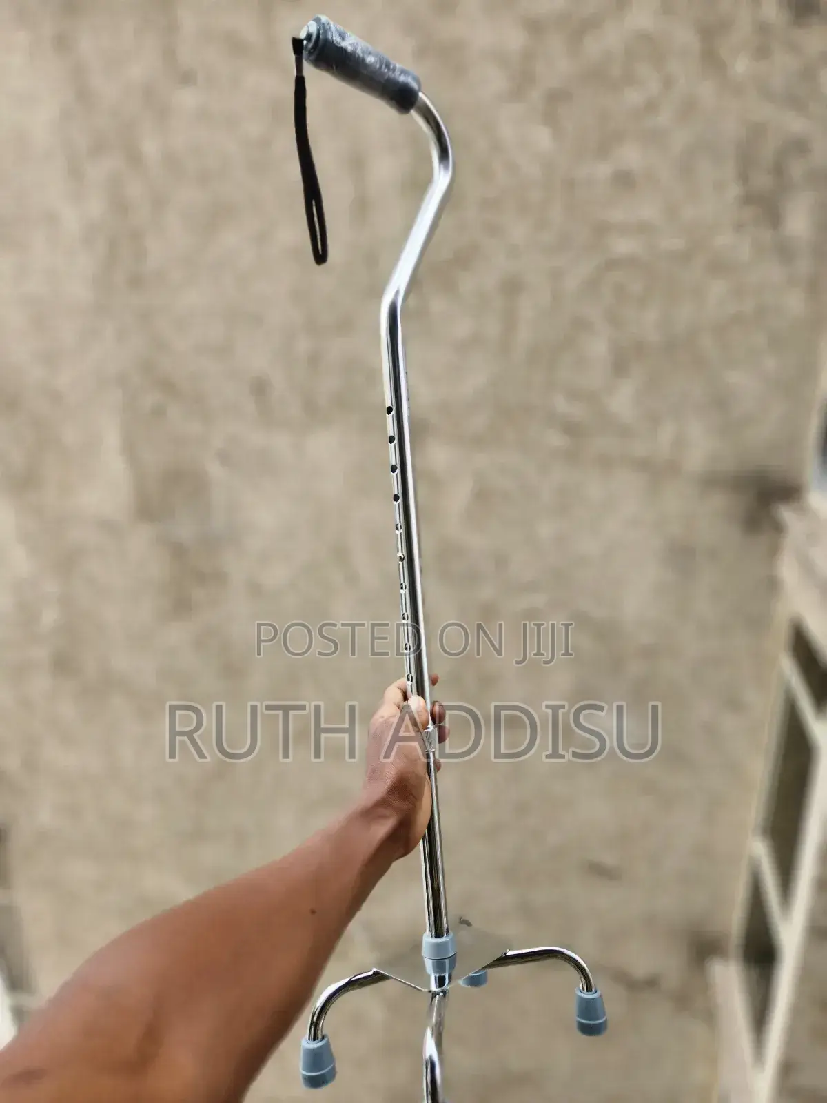Adjustae Height Quadraleg Cane黨派quadra Leg Cane Medical