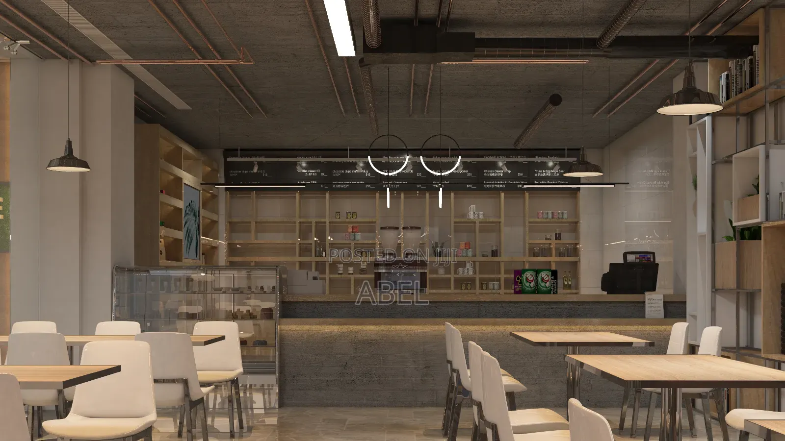 Burger Pizza House Interior Design